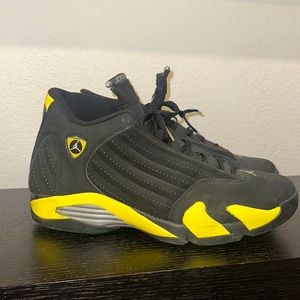 2014 MENS AIR JORDAN 14 RETRO 'THUNDER' SIZE 13